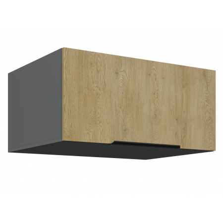 Szafka górna 80 cm głęboka CREMA dąb cremona / antracyt 80 NAGU-36 1F